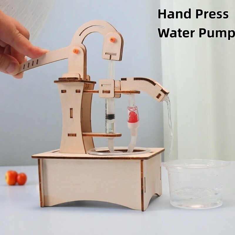 Science Max - Wooden DIY Hand Pump Well Model
