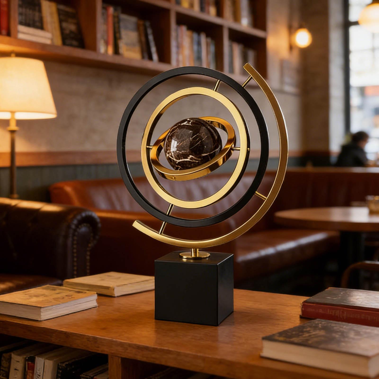 Rotating Globe Metal Ornament  - Solar System Orrery avis et prix