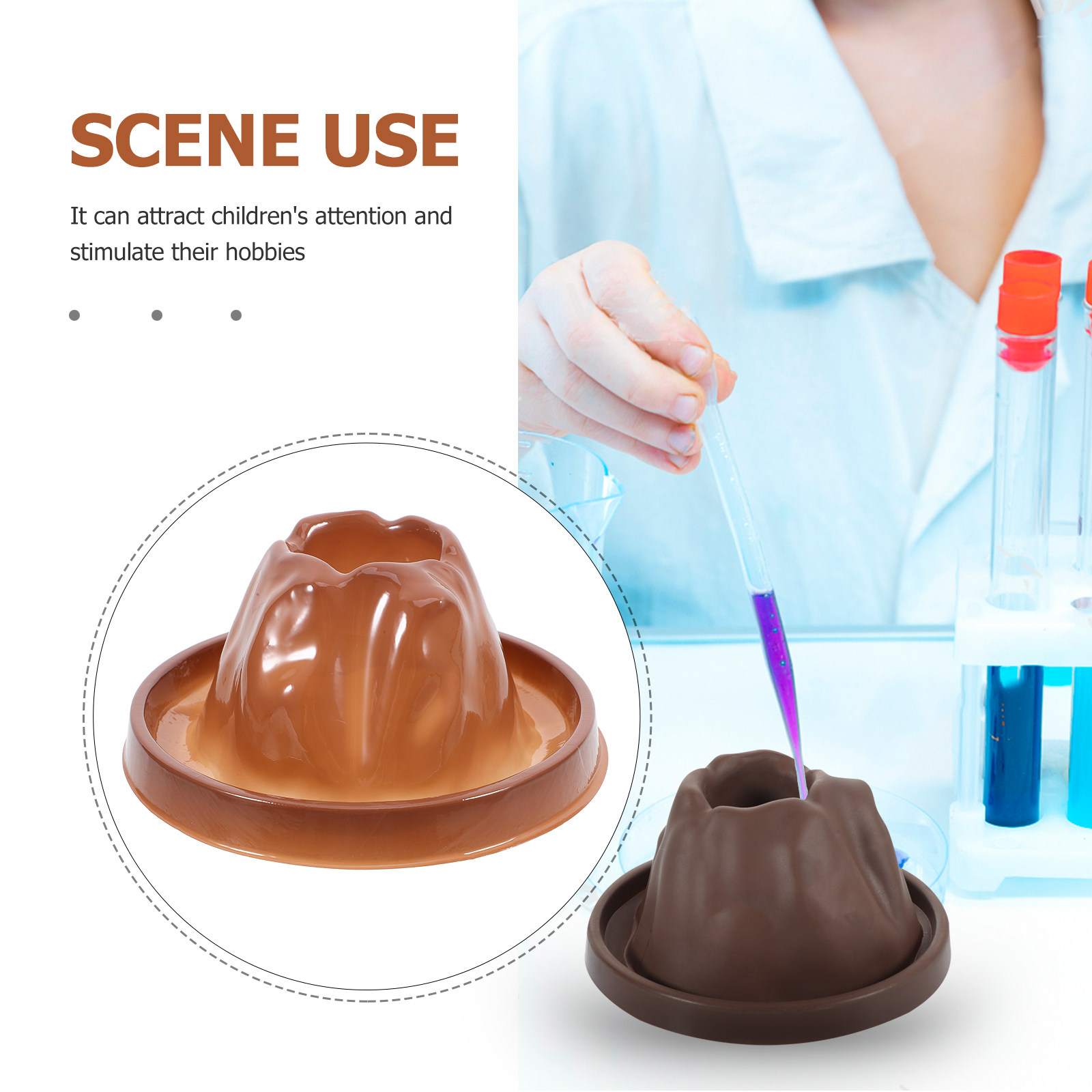 5Pcs Volcano Science Simulatio - Volcano Kit Eruption avis et prix
