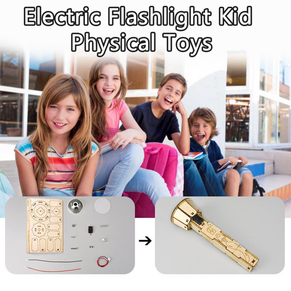 Wooden DIY Flashlight Puzzle K - Science Project Physics avis et prix