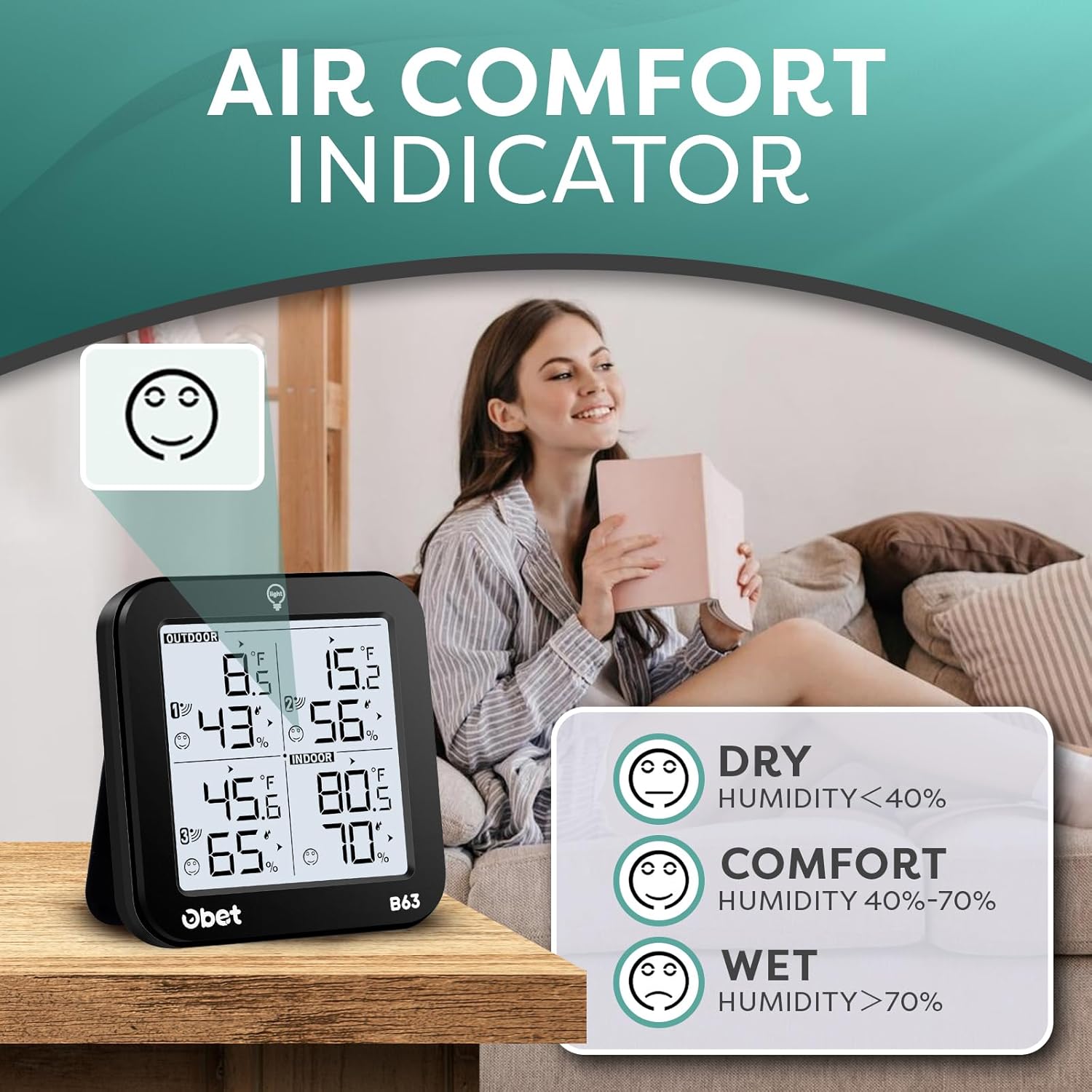Wireless Weather Station with  - Weather Station Indoor avis et prix
