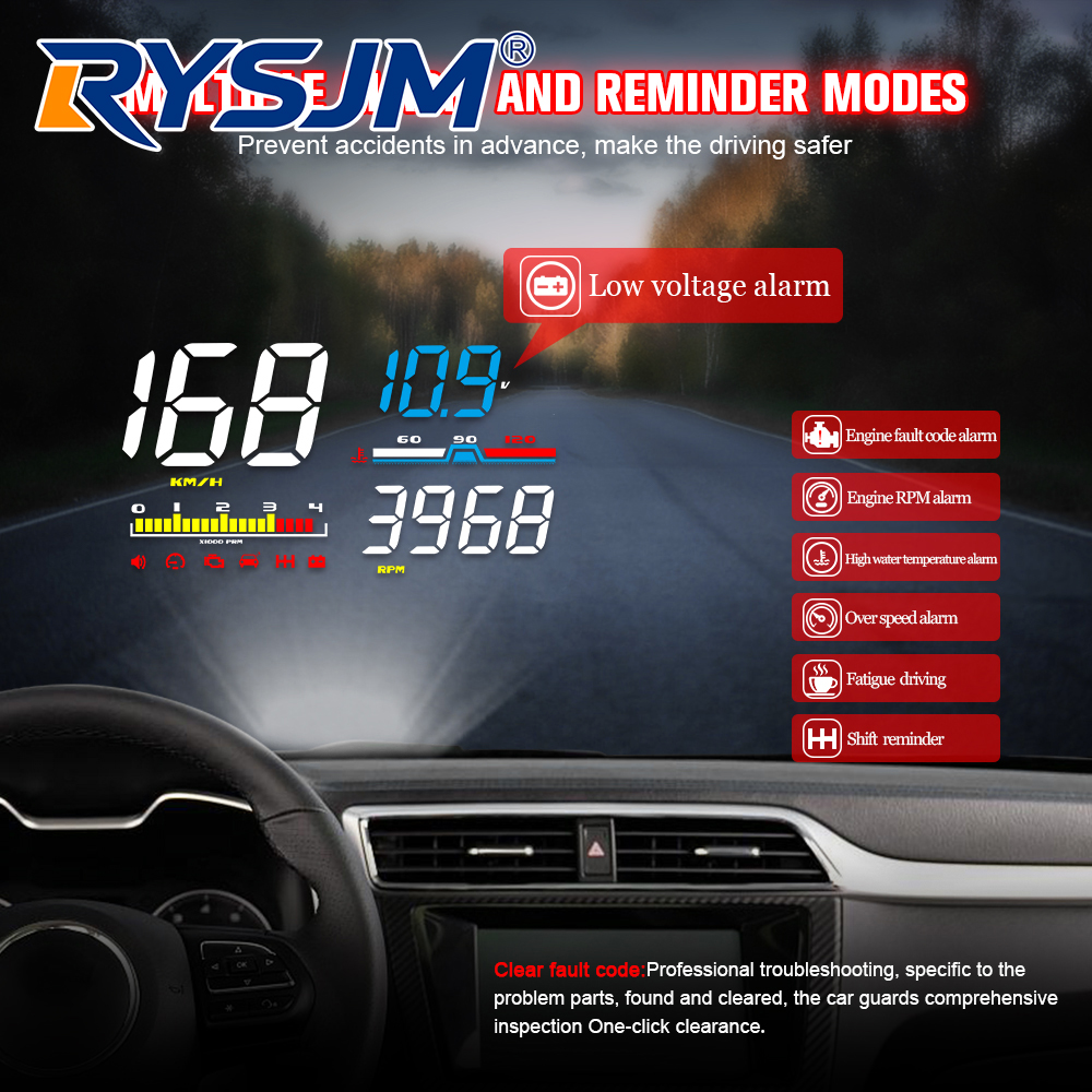 D5000 Digital OBD2 Car Windshi - Anemometer Wind Speed avis et prix