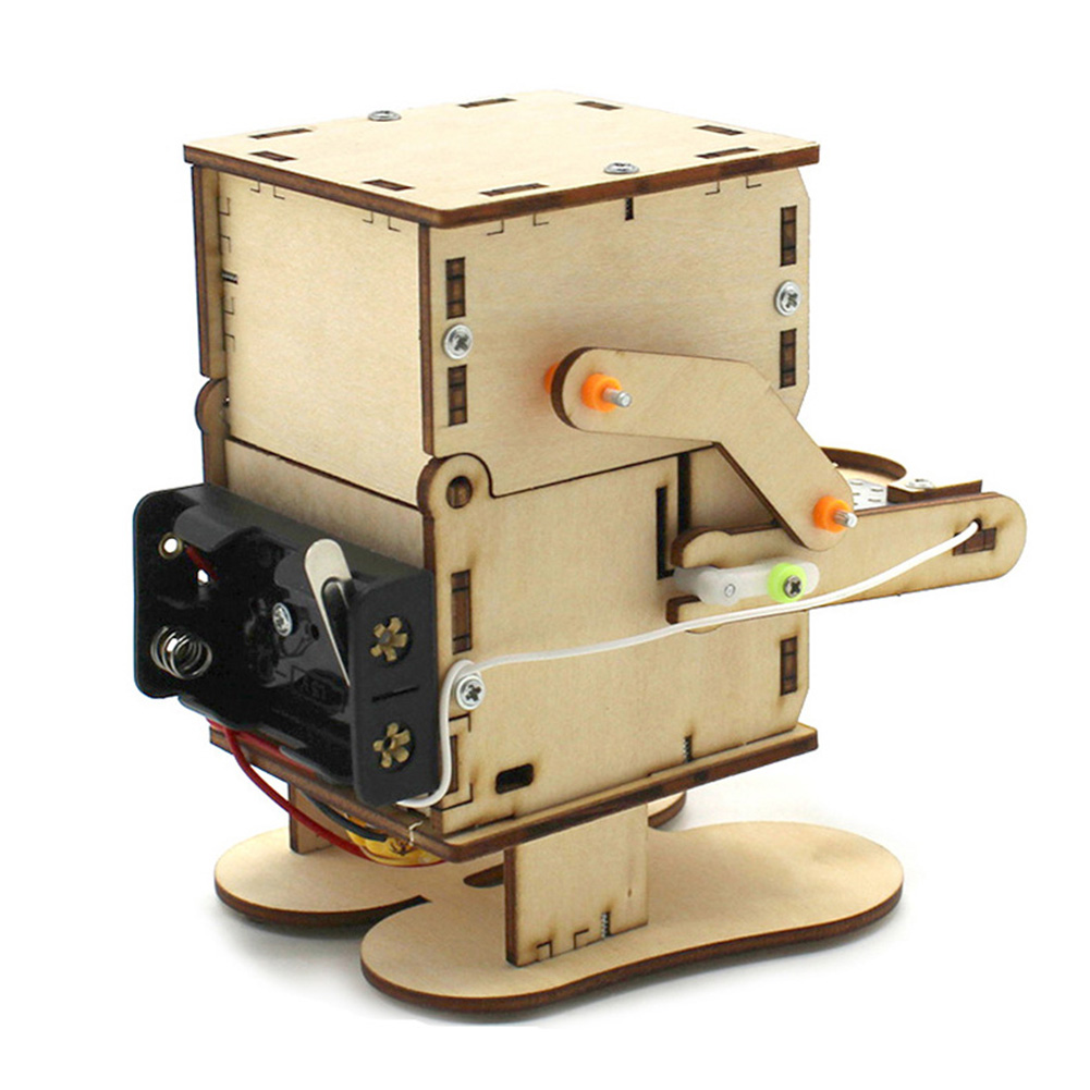 Wooden Assemble DIY Robot Eati - Science Max avis et prix