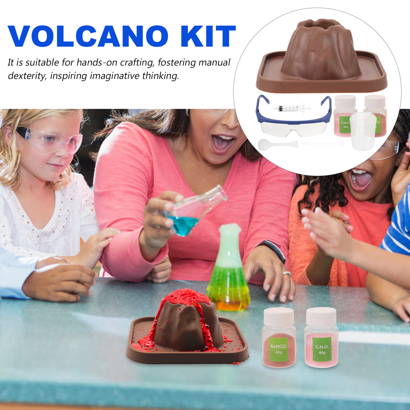 1 Set Volcano Eruptions Experi - Volcano Kit Eruption avis et prix