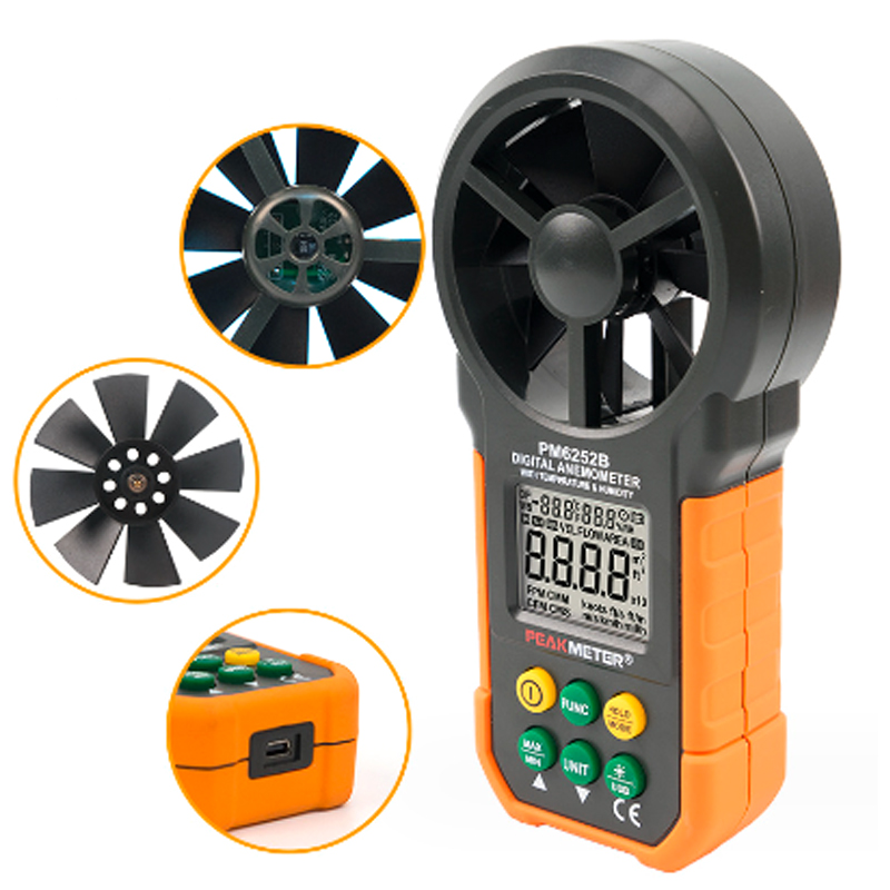 PEAKMETER PM6252A/PM6252B Digi - Anemometer Wind Speed avis et prix
