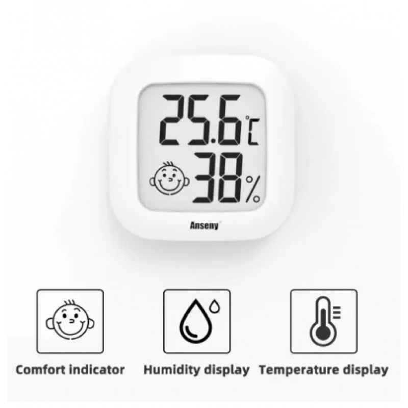 LCD Digital Thermometer Hygrom - Weather Station Indoor avis et prix