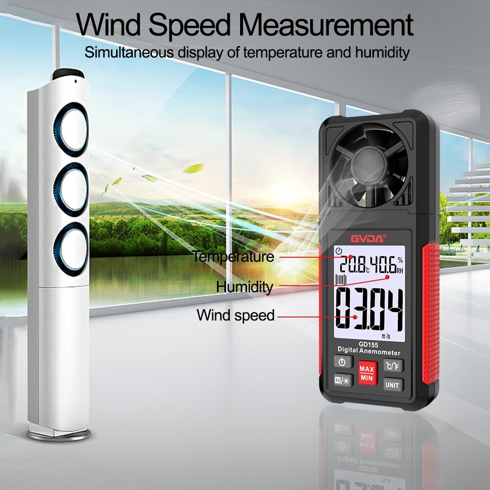 GVDA Digital Anemometer Handhe - Anemometer Wind Speed avis et prix