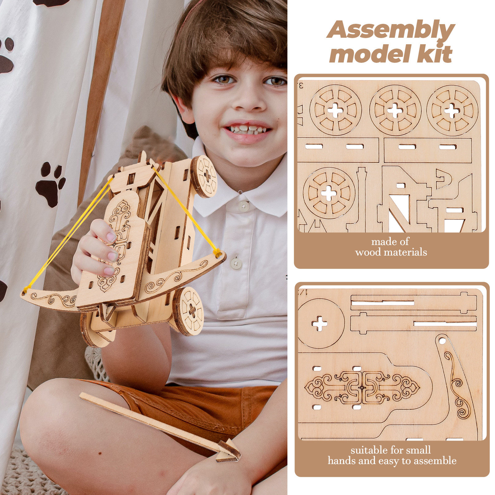 1Set Catapult Chariot Wooden D - Science Kit avis et prix