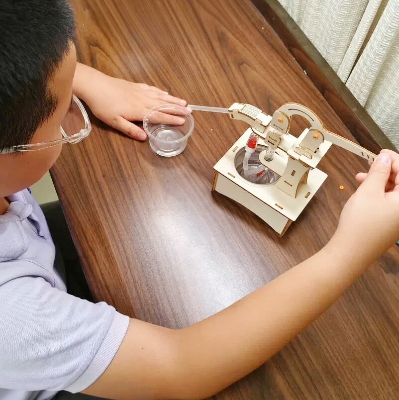 Wooden DIY Hand Pump Well Mode - Science Max avis et prix