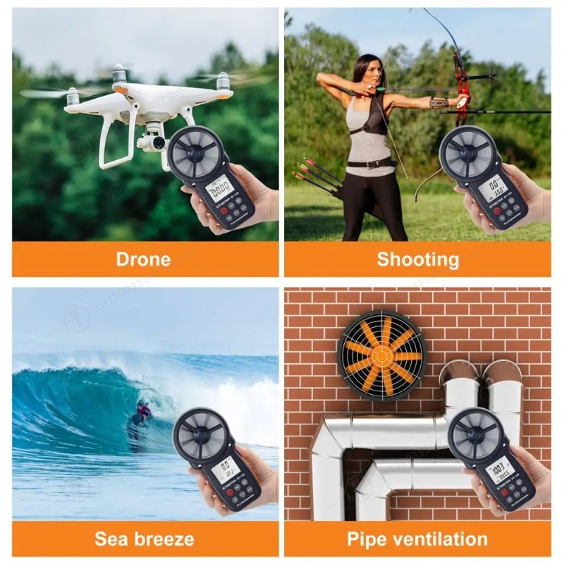 BT-100 Digital Anemometer Hand - Anemometer Wind Speed avis et prix