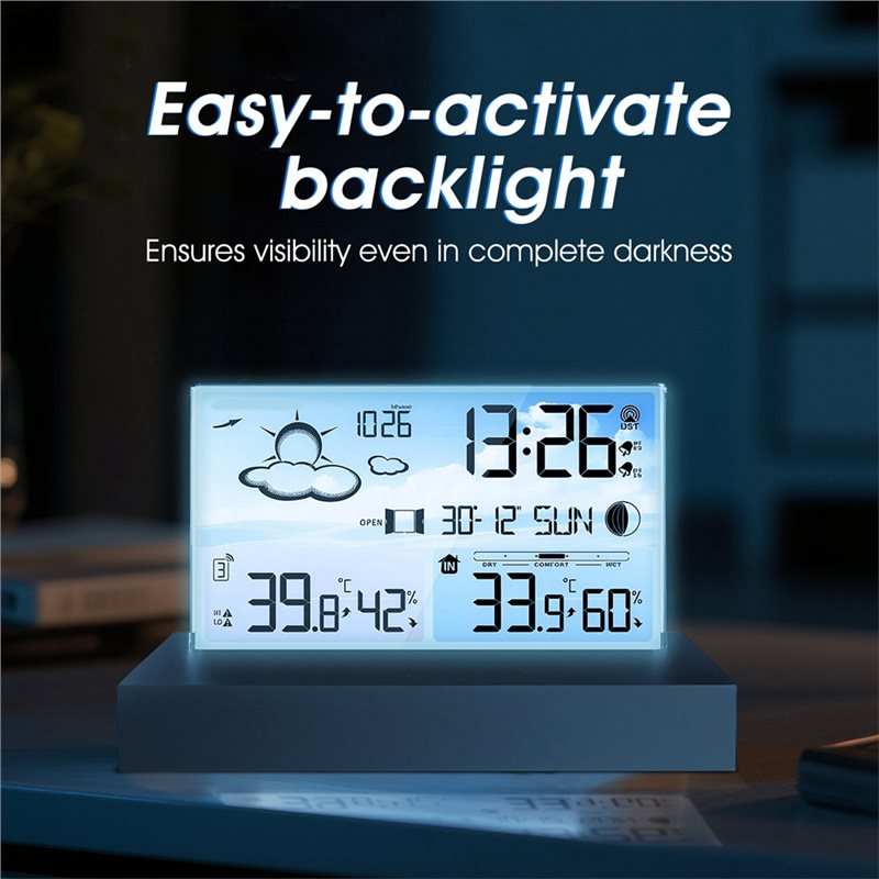 NEW HOT In Stock-Digital Weath - Weather Station Indoor avis et prix